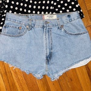 brand new levi jean shorts from urban !!